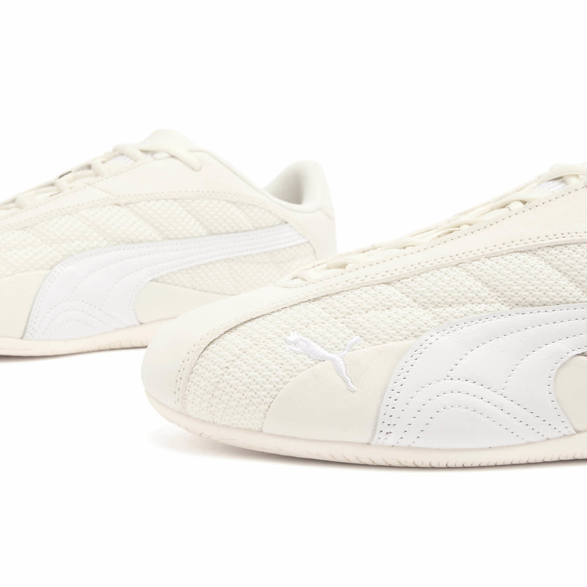 Puma Speedcat Plus Sneaker in Warm White