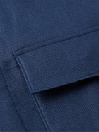 Zegna - Linen-Twill Overshirt - Blue