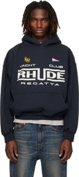 Rhude Black 'Rhude Regatta Club' Hoodie