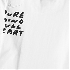 Comme des Garçons Black x Nike Message T-Shirt in White