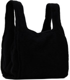 Black Comme des Garçons Black Wool Tweed Medium Tote