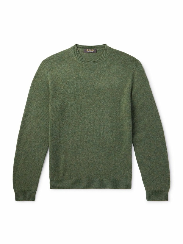 Photo: Loro Piana - Fobello Cashmere Sweater - Green