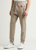 Vivienne Westwood Football Orb-embroidered Cotton Sweatpants Sand