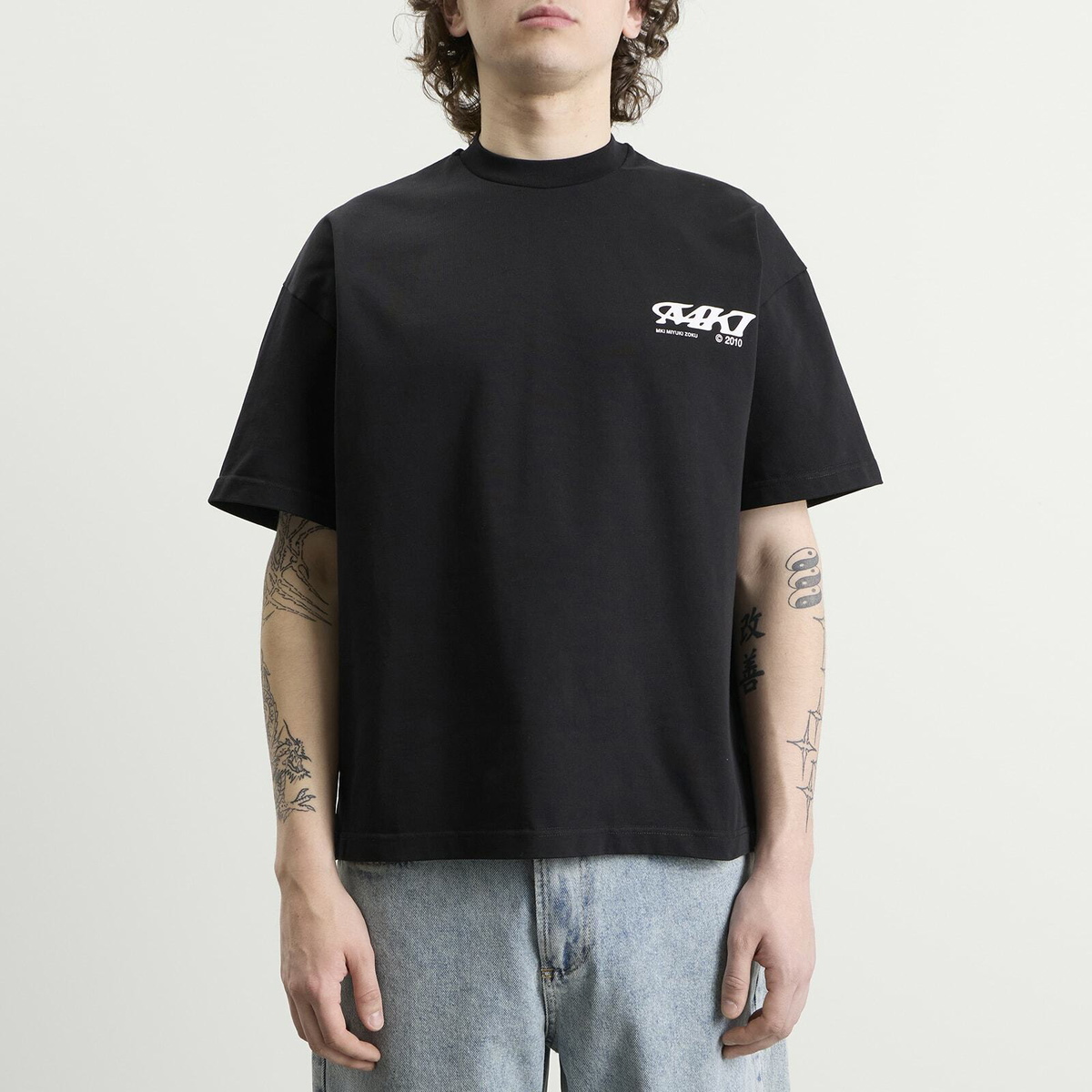 MKI Men's Stack T-Shirt in Black