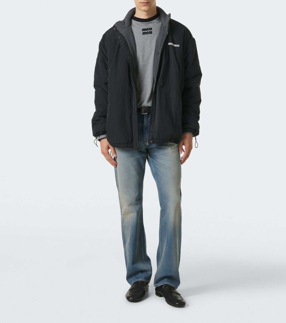 Miu Miu Logo technical jacket
