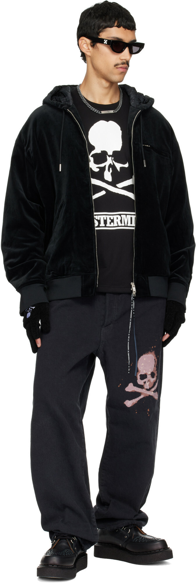 mastermind JAPAN Black MJ Bold Logo S/S T-shirt