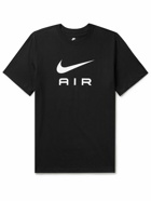 Nike - Air Logo-Print Cotton-Jersey T-Shirt - Black