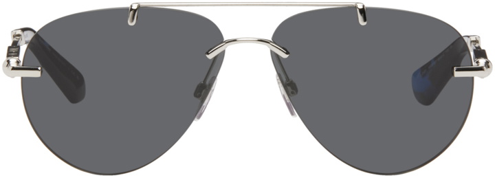 Photo: Burberry Silver Metal Sunglasses