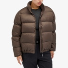 Gramicci Women's Down Puffer Jacket in Dark Brown