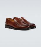 Brunello Cucinelli - Leather penny loafers