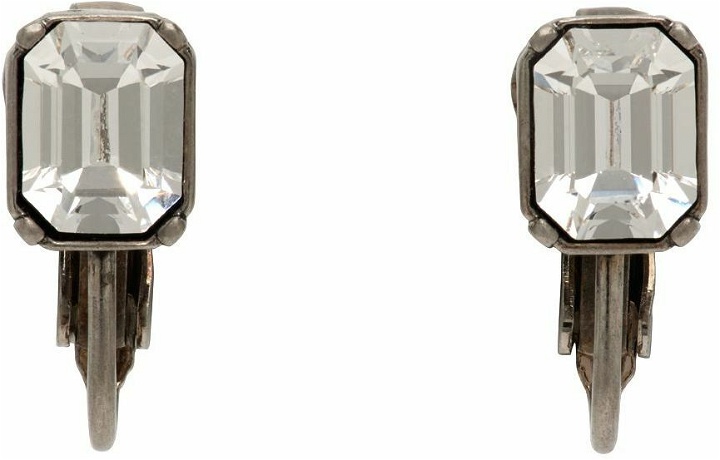 Photo: Dsquared2 Silver Ibra Clip-On Earrings