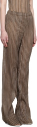 Ludovic de Saint Sernin Brown Mermaid Trousers