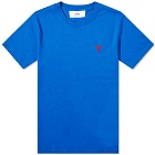 AMI Men's A Heart T-Shirt in Royal Blue