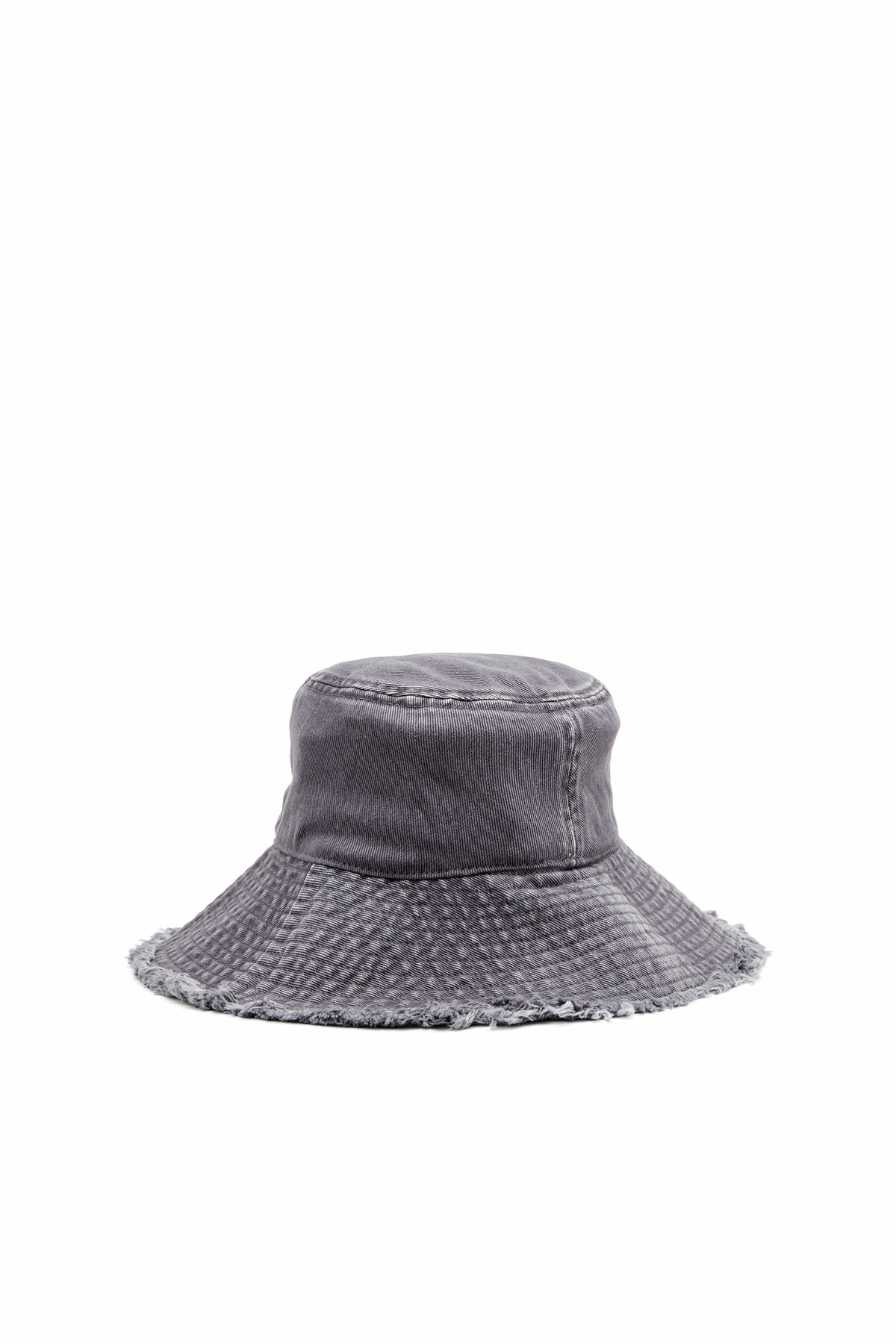 Vintage‎ DIESEL wool fedora Bucket hat Gray With Black Trim Unisex Women\'s Vintage Fur Felt Velour Bucket Hat, Cloche Hat, Vintage Hat  main image 4