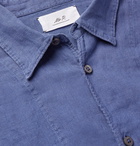 Mr P. - Linen Shirt - Blue