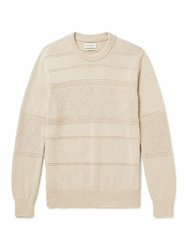 Photo: Oliver Spencer - Blenheim Organic Cotton Sweater - Neutrals
