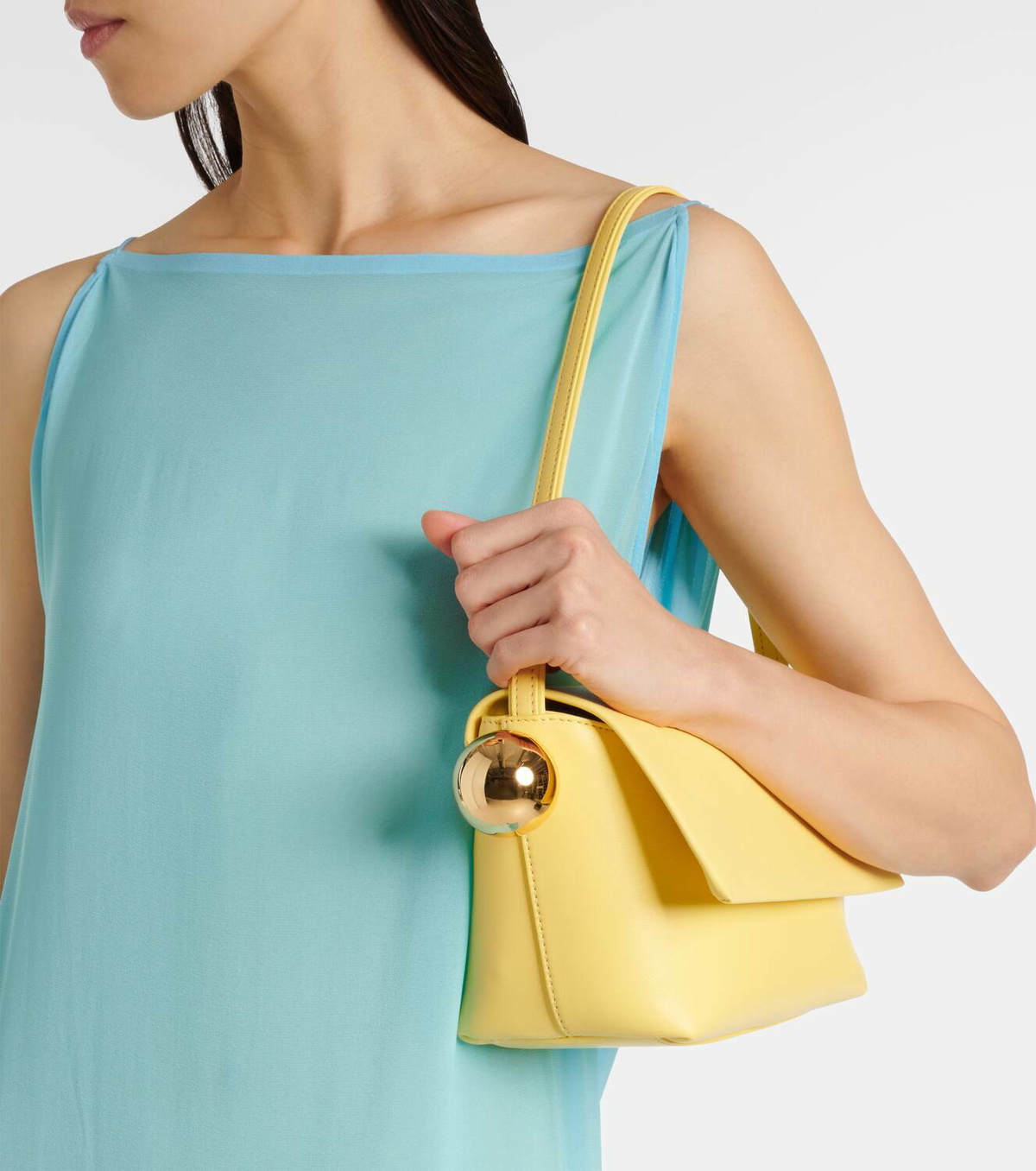 Jacquemus Rond Carré leather shoulder bag Jacquemus