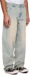 Dime Blue Baggy Jeans