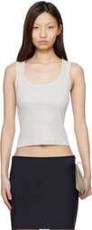 FLORE FLORE Gray Hillie Tank Top