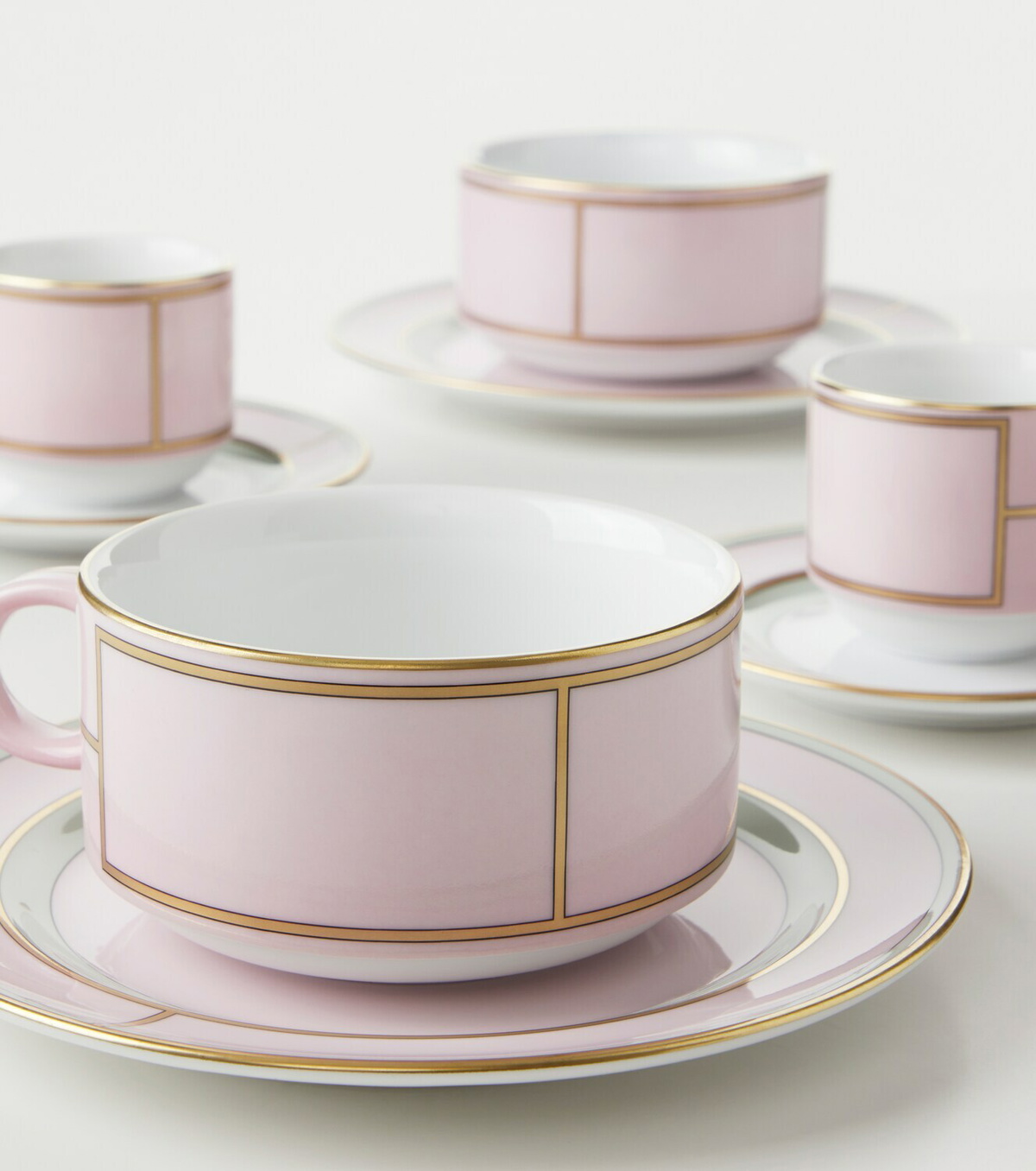 Ginori 1735 Diva set of 2 teacups and saucers