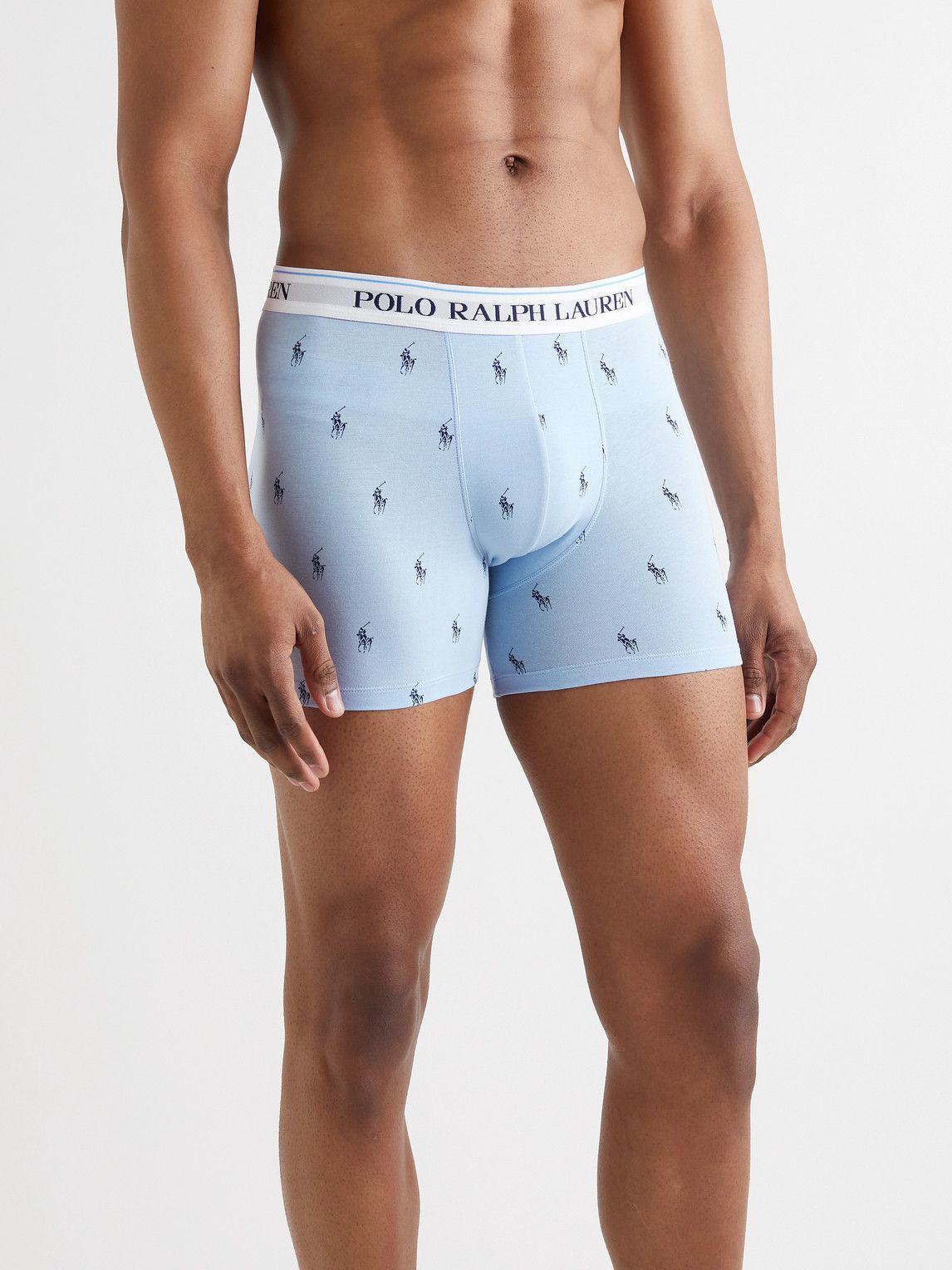 POLO RALPH LAUREN STRETCH COTTON BOXER BRIEF 3-PACK