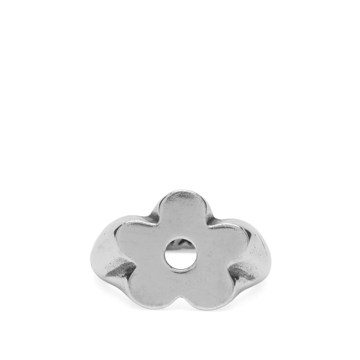 TwoJeys Men's Flower Ring in Sterling Silver