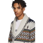 Alanui Multicolor Cashmere Icon Fair Isle Cardigan