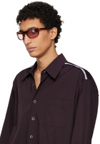 OUR LEGACY Brown Shelter Sunglasses