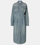 Marant Etoile Nolwen chambray shirt dress