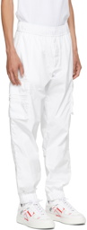 Valentino White 'VLTN' Tag Cargo Pants