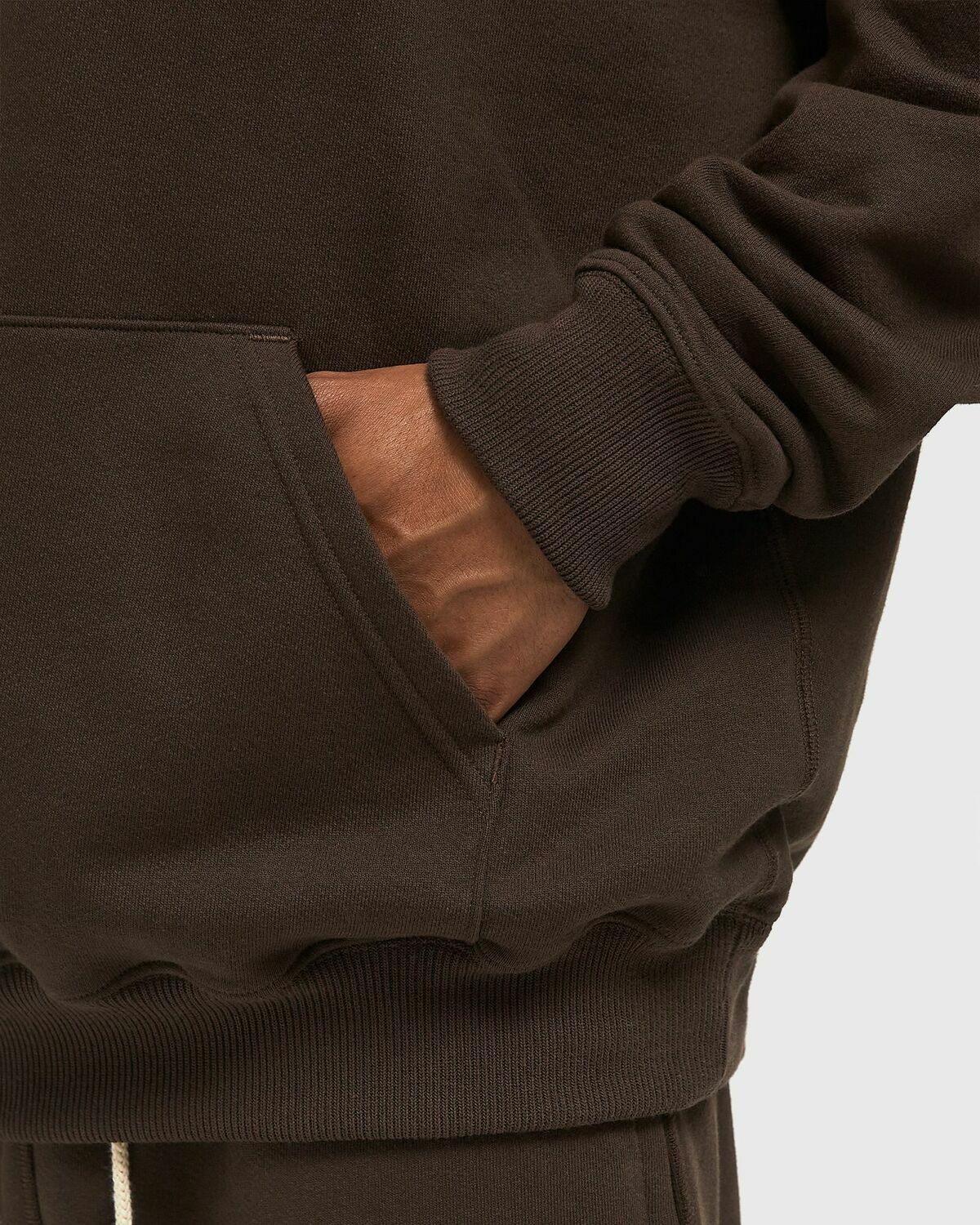 New Balance Made in USA Core Hoodie Brown Mens Hoody