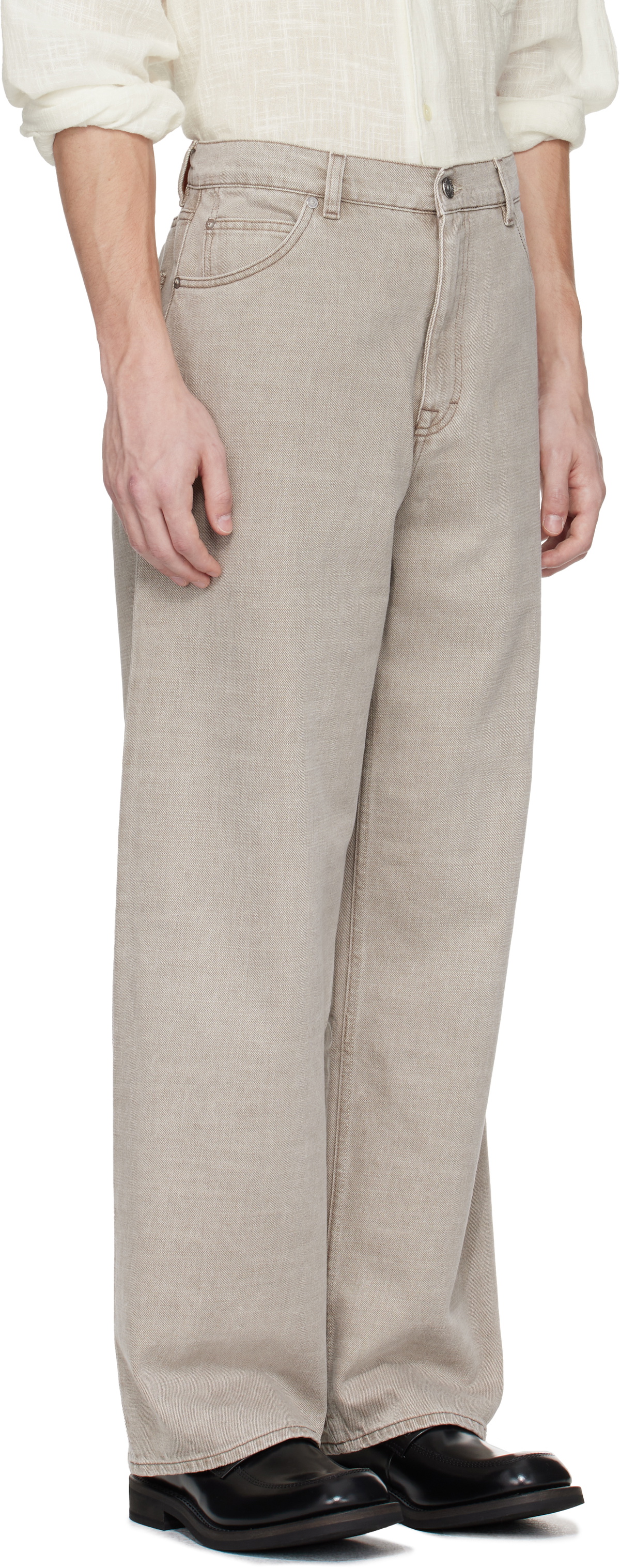 OUR LEGACY Taupe Vast Cut Jeans Our Legacy