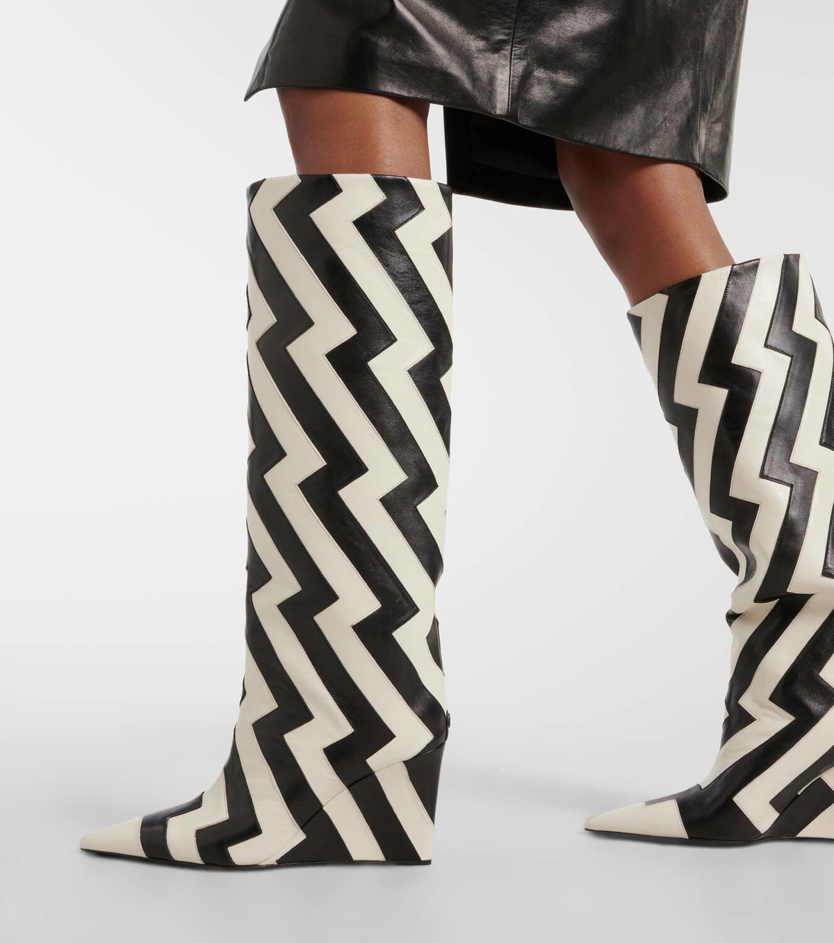 Jimmy Choo Blake 85 leather knee-high boots Jimmy Choo