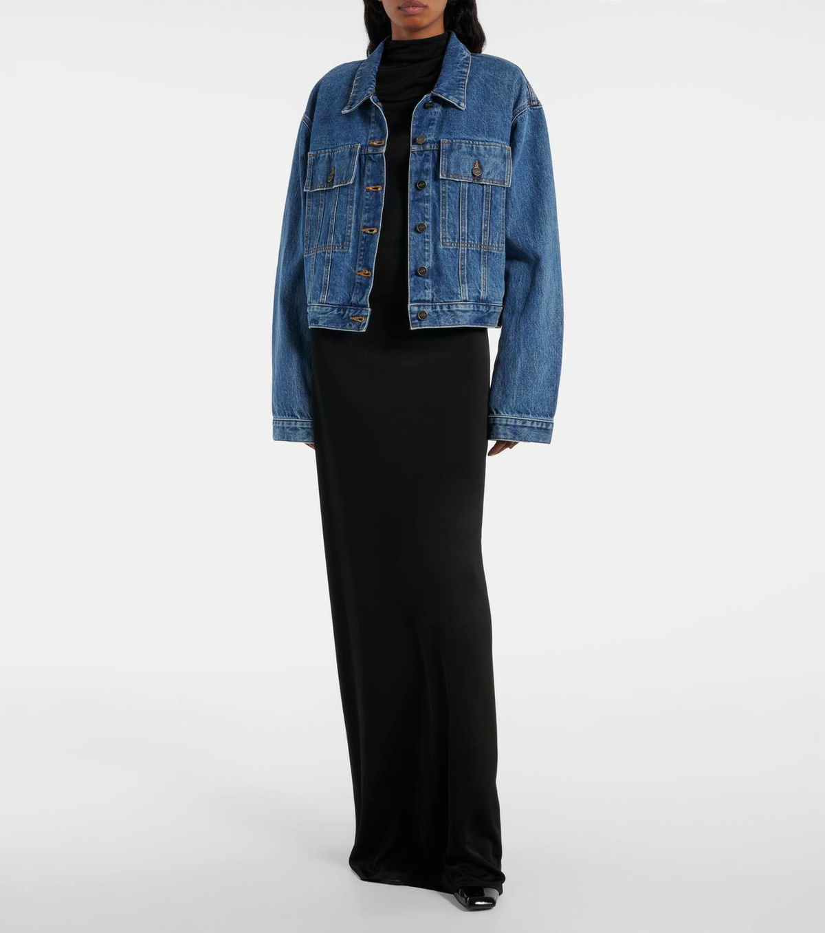 Khaite Saunder denim jacket Khaite
