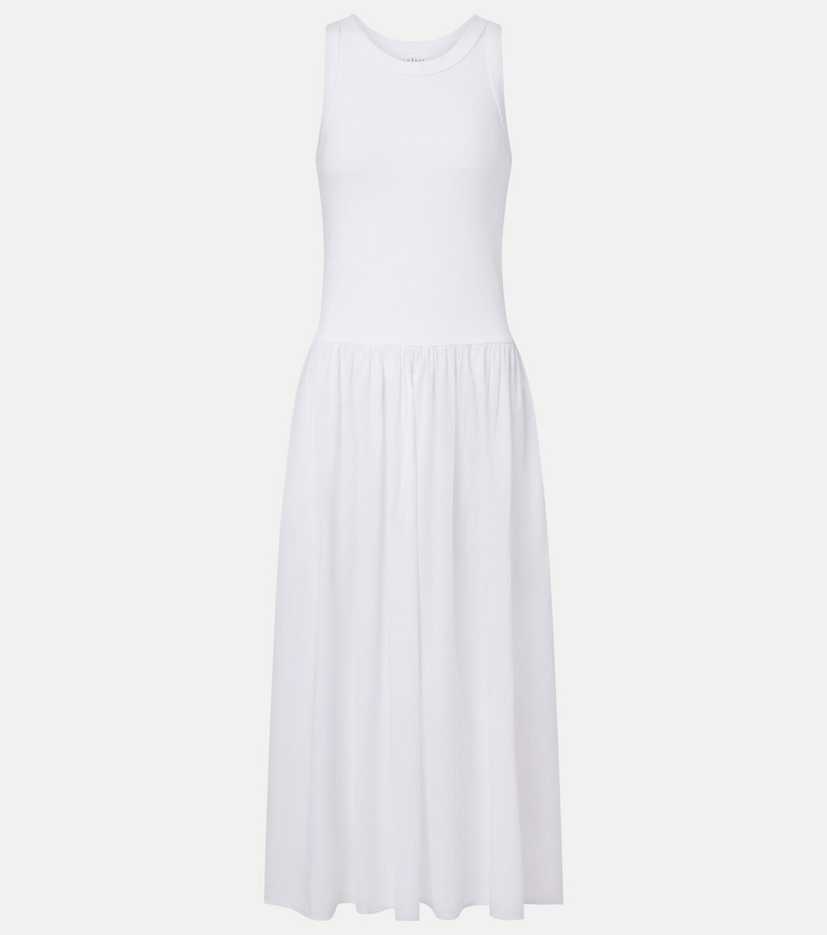 Velvet Amelia cotton-blend midi dress