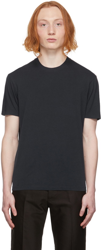 Photo: TOM FORD Navy Jersey T-Shirt