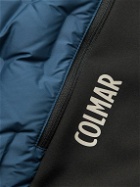 Colmar - Slim-Fit Quilted Hooded Down Ski Jacket - Blue