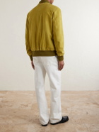 Paul Smith - Suede Bomber Jacket - Yellow