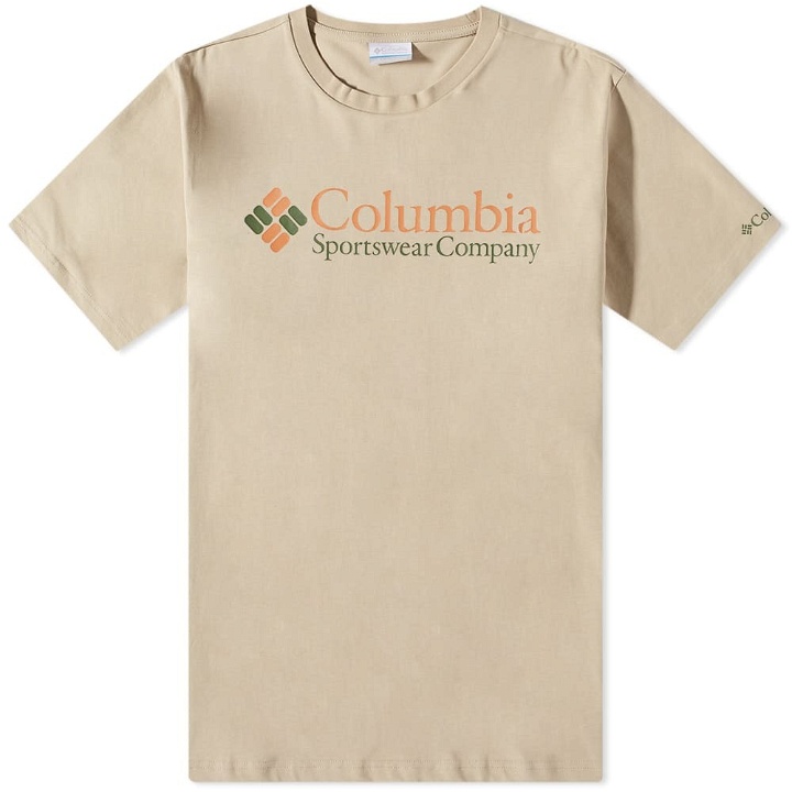 Photo: Columbia Men's Deschutes Valley™ Graphic T-Shirt in Ancient Fossil