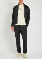Moncler Logo-appliquéd Jersey Sweatpants Dark Blue