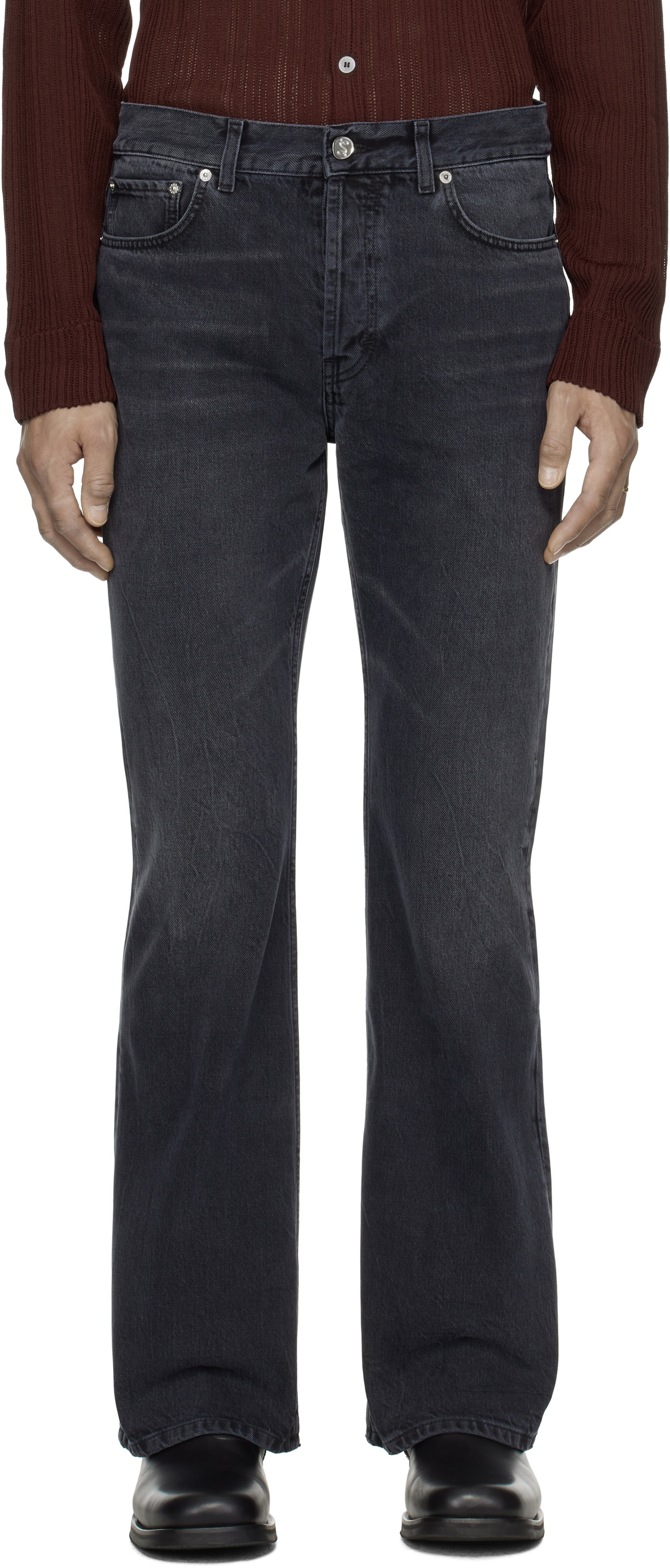 Séfr Black Rider Cut Jeans