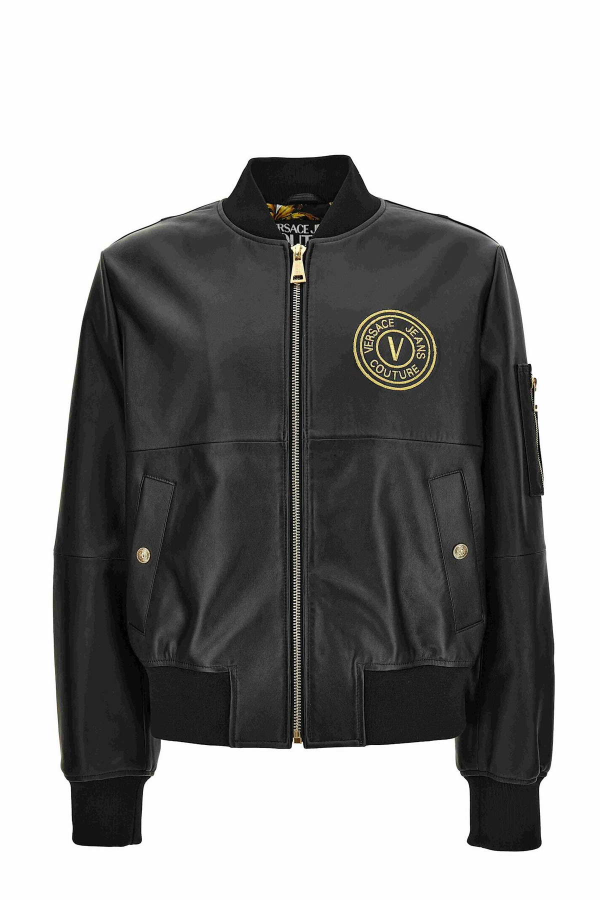 Versace Black Medusa Leather Jacket Versace Versace Black Medusa Leather Jacket Versace