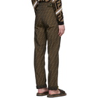 Fendi Brown All Over Forever Fendi Trousers