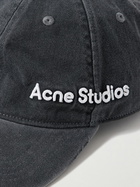 Acne Studios - Kappa Logo-Embroidered Distressed Cotton-Twill Baseball Cap