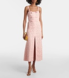 Giambattista Valli Bow-detail macramé midi dress