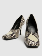 KHAITE 100mm Eva Python Embossed Leather Pumps