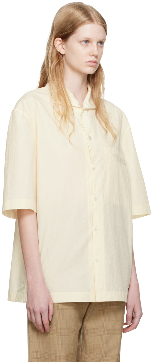 LEMAIRE Beige Camp Collar Shirt Lemaire