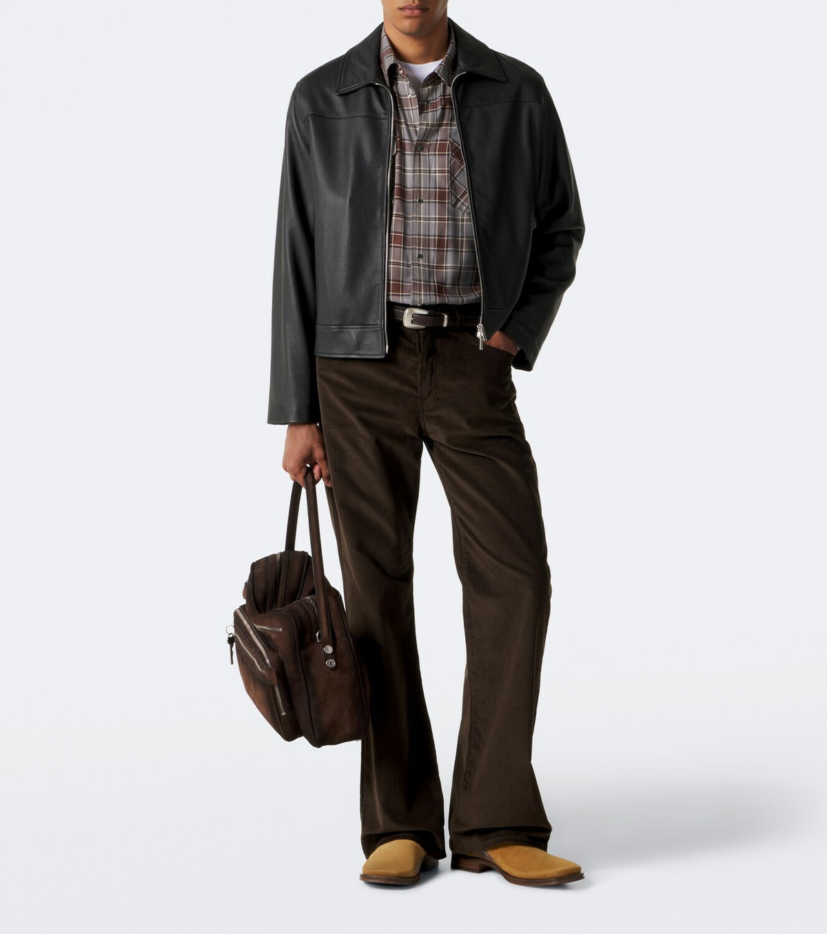 Acne Studios Cotton corduroy wide-leg pants