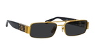 Linda Farrow Joey - Yellow Gold / Black Sunglasses