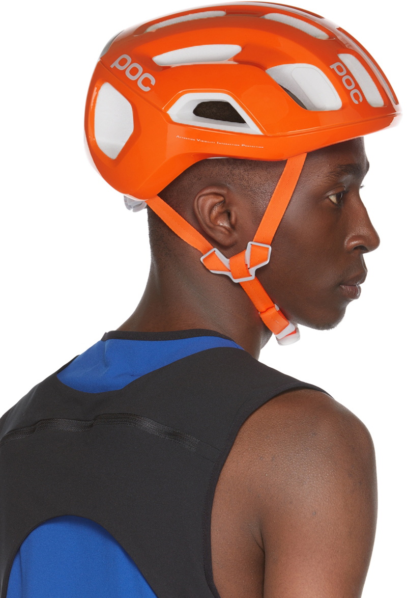 POC Orange & White Ventral Air Mips Cycling Helmet